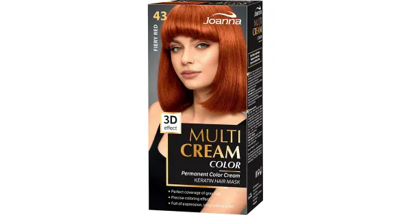 Juuksevärv Joanna Multi Cream Color 43 Fiery Red