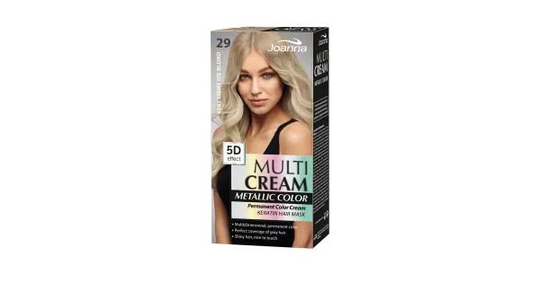Juuksevärv Joanna Multi Cream Metallic 29 Ice Blond