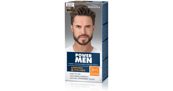 Juuksevärv Joanna Power Men 4 Natural Brown