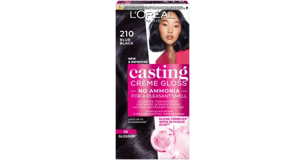 Juuksevärv Loreal Casting Creme Gloss blue black 210