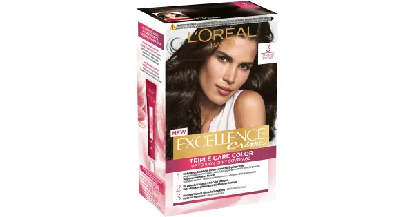 Juuksevärv Loreal Excellence 3 Creme Dark Brown