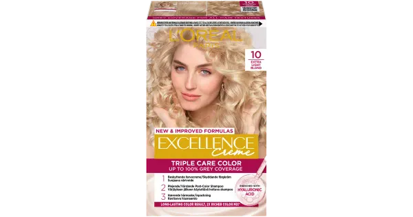 Juuksevärv Loreal Excellence Creme 10 Extra Light Blonde