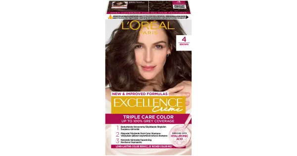 Juuksevärv Loreal Excellence Creme 4 Brown