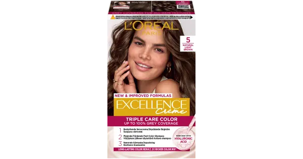 Juuksevärv Loreal Excellence Creme 5 Natural Light Brown
