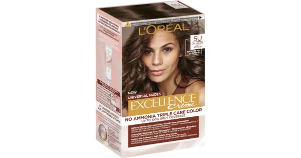 Juuksevärv Loreal Excellence Creme helepruun 5U
