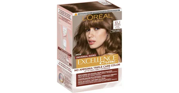 Juuksevärv Loreal Excellence Creme tumepruun 6U