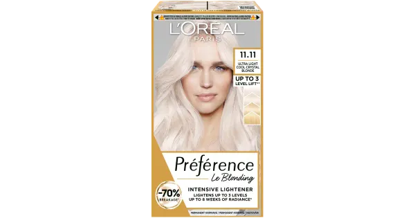 Juuksevärv Loreal Preference 11.11 Ultra Light Cool Crystal Blonde