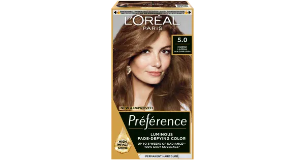 Juuksevärv Loreal Preference Infinia 5 Lisbon Natural Light Brown