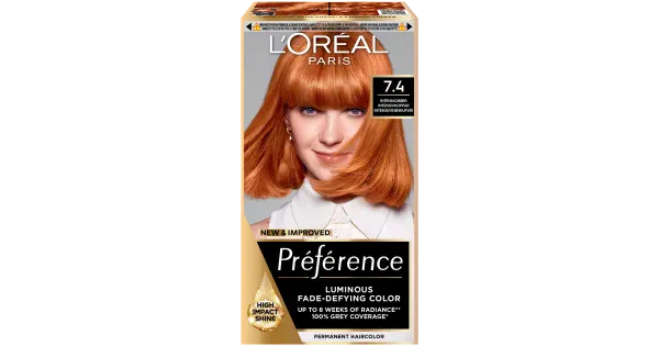 Juuksevärv Loreal Preference Mango Copper 7.4