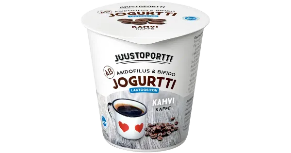 Juustoportti laktoosivaba kohvi-AB-jogurt 150 g
