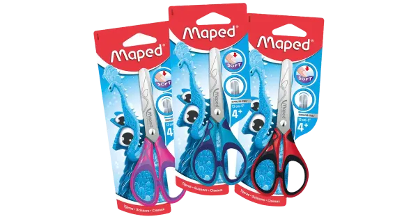 Käärid maped essentials soft 13cm blistr