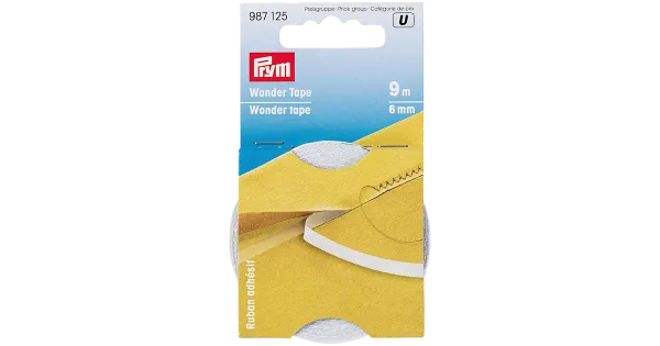 Kahepoolne teip 6mm/9m pakendis
