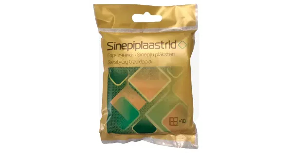 Kaigert sinepiplaastrid 10tk