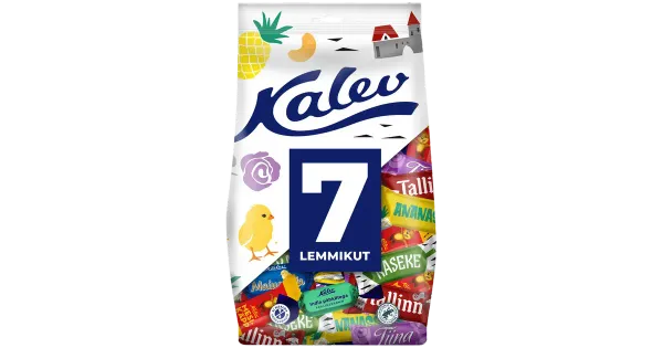 Kalev 7 lemmikut kommisegu 500g