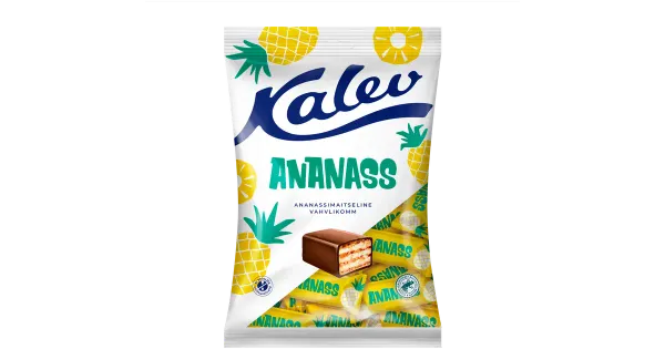 Kalev Ananass vahvlikompvekid 150 g