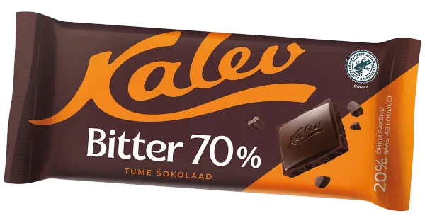 Kalev Bitter 70% tume šokolaad 100 g