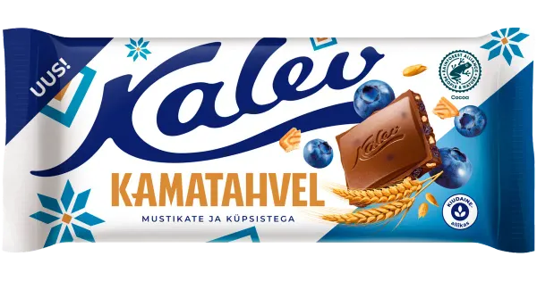 KALEV Kamatahvel mustikate ja küpsistega 100g