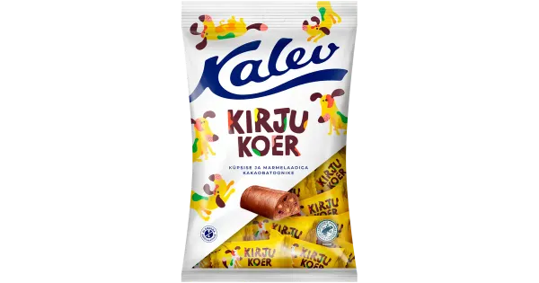 Kalev Kirju Koer küpsise ja marmelaaditükkidega batoonike 200 g