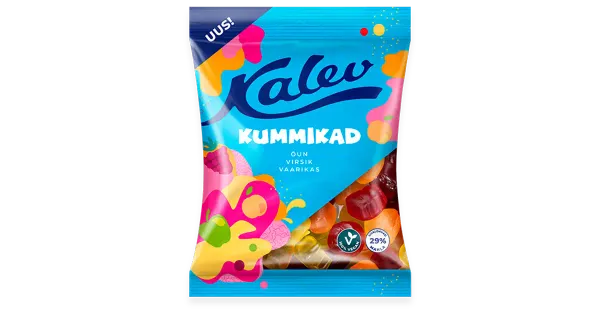 Kalev Kummikad vegan kummikommide segu 120g