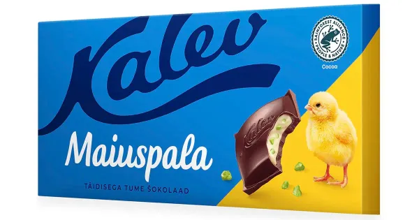 Kalev Maiuspala tume šokolaad täidisega 100 g
