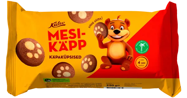 Kalev mesikäpp käpaküpsised šokolaadimaitselised 250 g