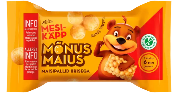 Kalev Mesikäpp Mõnus Maius maisipallid iirisega 25 g