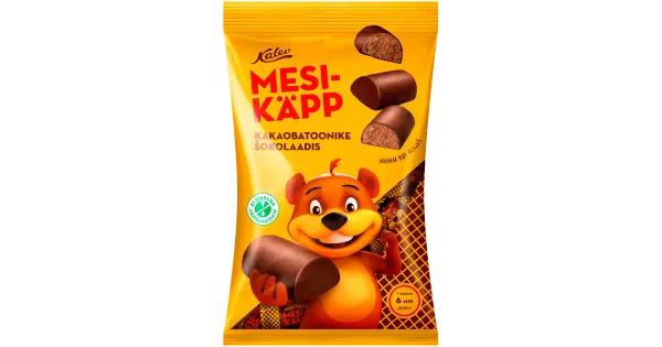 Kalev Mesikäpp šokolaadiglasuuris kakaobatoonike 200 g