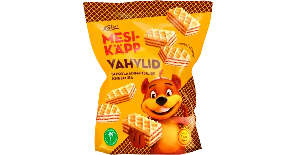 Kalev Mesikäpp šokolaadimaitselise kreemiga vahvlid 250 g