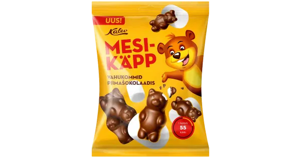 Kalev Mesikäpp vahukommid piimašokolaadis 115g
