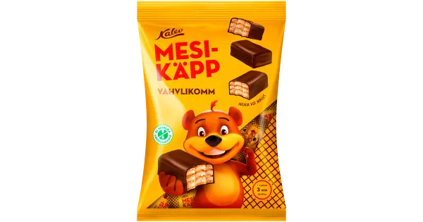 Kalev Mesikäpp vahvli- ja pähklikreemiga kompvekid 150 g