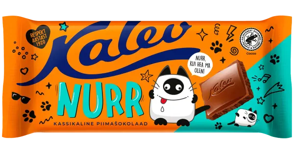 KALEV Nurr klassikaline piimašokolaad 100g