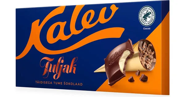 Kalev Tuljak tume šokolaad täidisega 105 g