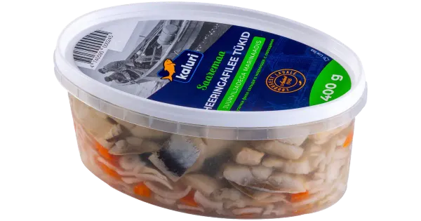 Kaluri Heeringafilee Tükid Juurviljadega 400 G