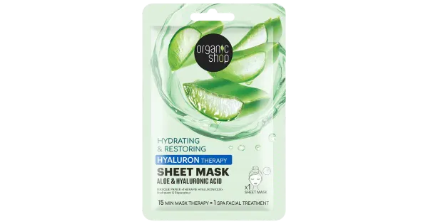 Kangamask Hyaluron Therapy & Aloe, ORGANIC SHOP, 1 tk