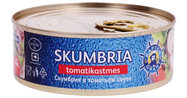 Kapten Grant skumbria tomatikastmes 240 g