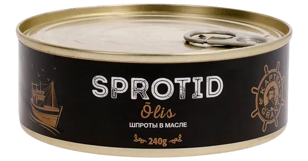 Kapten Grant sprotid õlis 240g