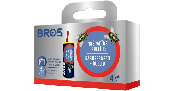 Kärbsepaber Bros rullis Blister 4tk