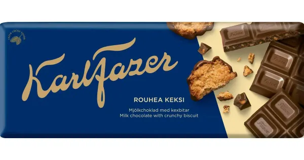 Karl Fazer piimašokolaad küpsisetükkidega 180g