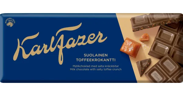 Karl Fazer šokolaad soolase iirise krõmpsuga 180 g