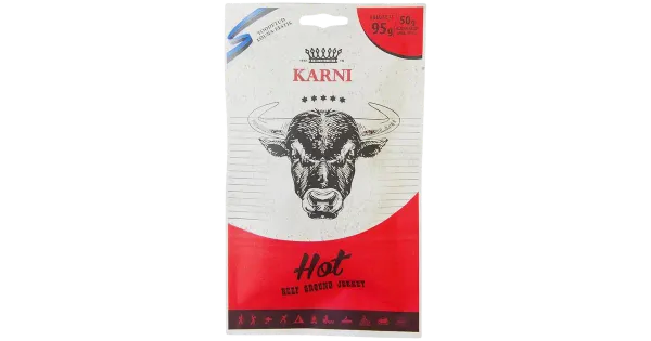 Karni Beef Ground Jerkey Hot 50 G