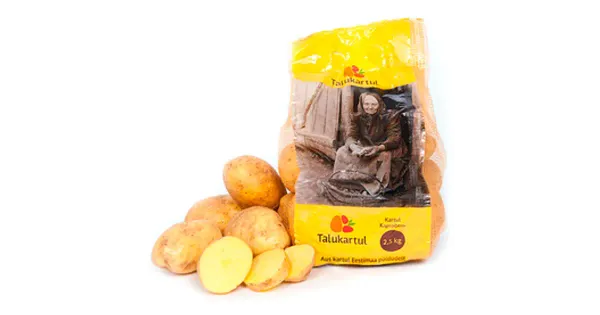 Kartul pestud kollane 2,5 kg