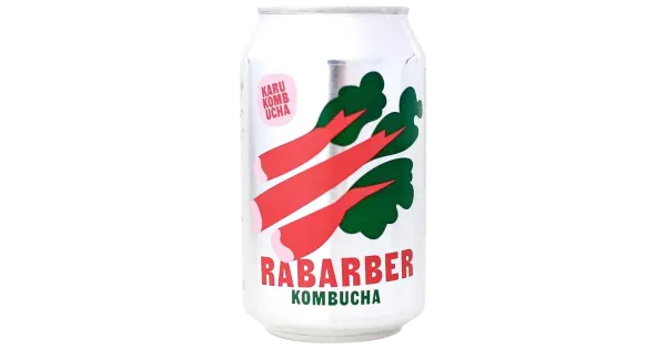Karu Kombucha rabarberi 330ml