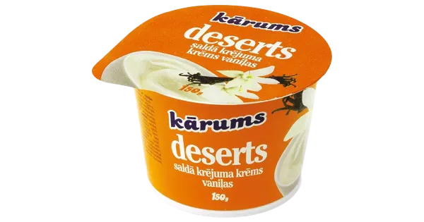 Karums Karums koorekreem vanilliga, 150 g