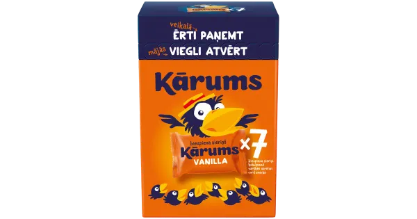 Karums Vanilli glasuurkohuke, 7 x 45 g