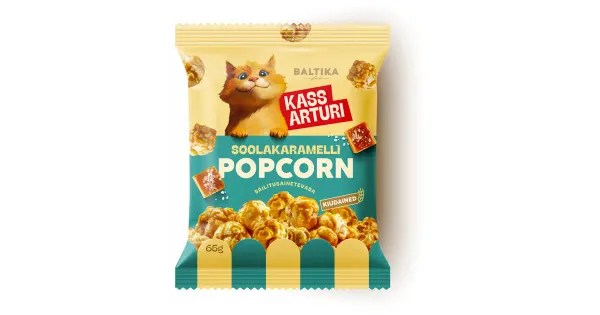 Kass Arturi Soolakaramelli popkorn 65g