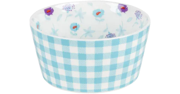 Kauss Ruutu 12 cm sinine