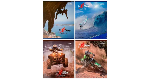 Kaustik a5+ 48 lehte ruut, extreme