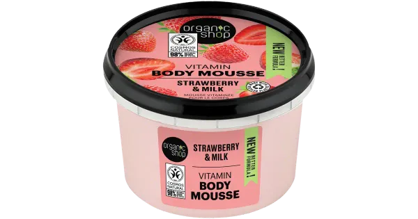 Kehakreem Organic Shop Strawberry&Milk 250ml