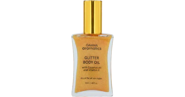Kehaõli Gamma kuldne sädelev 50ml