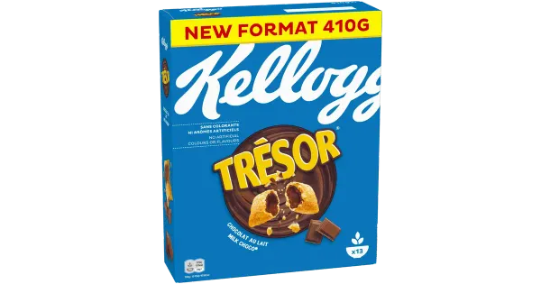 Hommikuhelbed Tresor Milk Choco, KELLOGG'S, 410g